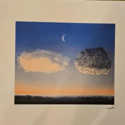 Rene Magritte - La bataille de l Argonne litografie originala