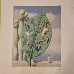 Rene Magritte - Le regard interieur, litografie originala