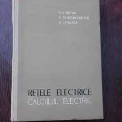 Retele electrice, calcul electric - N.V. Botan