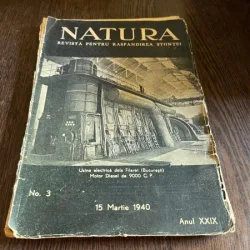 Revista Natura Nr. 3 15 martie 1940 Anul XXIX