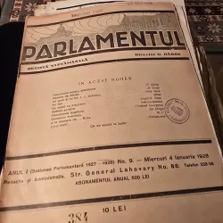 Revista Parlamentul nr.9/1928