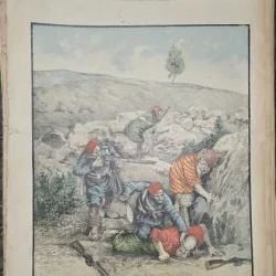 Revista Universul Literar nr.3/1898  pe coperta luptele din India