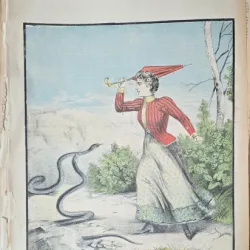 Revista Universul Literar nr.35/1898  pe coperta Atacata de serpi