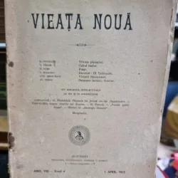 Revista Vieata Noua Nr. 4 aprilie 1912