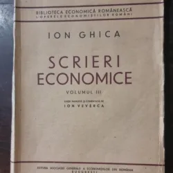 Scrieri Economice volumul III - Ion Ghica