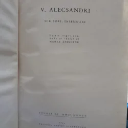 Scrisori, insemnari - V. Alecsandri