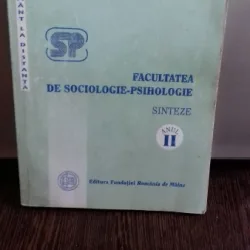 SINTEZE. FACULTATEA DE SOCIOLOGIE PSIHOLOGIE ANUL II INVATAMANT LA DISTANTA - MIHAELA MINULESCU