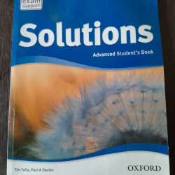 SOLUTIONS, ADVANCED STUDENT'S BOOK - TIM FALLA  (CARTE IN LIMBA ENGLEZA)