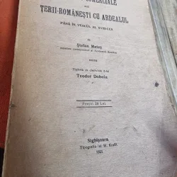 Stefan Metes - Relatiile comerciale ale Tarii Romanesti cu Ardealul pana in veacul al XVIII-lea