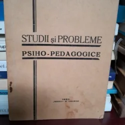 Studii si probleme psiho-pedagogice - Gh. Bronzetti