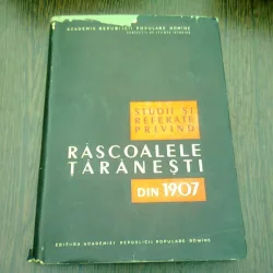 STUDII SI REFERATE PRIVIND RASCOALELE TARANESTI DIN 1907