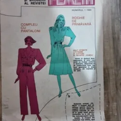 Supliment cu tipare si broderii al revistei Femeia Nr. 1/1990