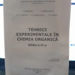 Tehnici experimentale in chimia organica - I. Saramet