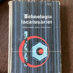 Teodor Mucica - Tehnologia lacatusariei