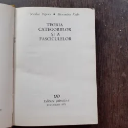TEORIA CATEGORIILOR SI A FASCICULELOR - NICOLAE POPESCU