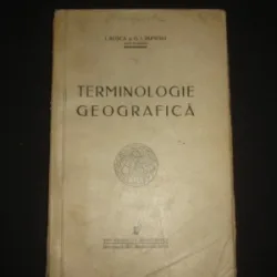 TERMINOLOGIE GEOGRAFICA - I. ROSCA