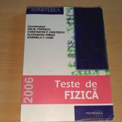TESTE DE FIZICZA-ION M. POPESCU SI ALTII
