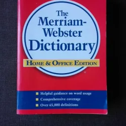THE MERRIAM-WEBSTER DICTIONARY  (TEXT IN LIMBA ENGLEZA)