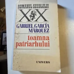 TOAMNA PATRIARHULUI + GABRIEL , GARCIA MARQUEZ