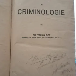 Traian Pop - Curs de Criminologie