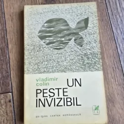 Un peste invizibil - Vladimir Colin  cu dedicatia autorului pentru Remus Luca