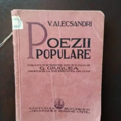 V. Alecsandri - Poezii Populare