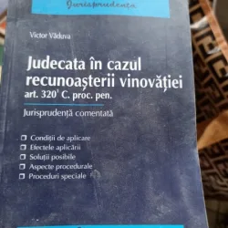 Victor Vaduva - Judecata in cazul recunoasterii vinovatiei