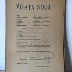 Vieata Noua Anul XI, Nr. 6-7, 1 August- 1 Septemvre 1915
