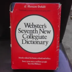 WEBSTER'S SEVENTH NEW COLLEGIATE DICTIONARY  (TEXT IN LIMBA ENGLEZA)