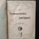 2 carti colegate - Les Democraties Antiques - A. Croiset; Despre Contractul Social sau Principiile Dreptului Politic - J. J. Rousseau