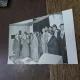Adunare din perioada comunista , Nicolae Ceausescu impreuna cu Elena Ceausescu , fotografie alb/negru
