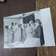 Adunare din perioada comunista , Nicolae Ceausescu impreuna cu Elena Ceausescu , fotografie alb/negru