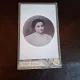 Fotografie tip CDV Portret de femeie - Alb/negru