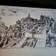 Gravura -  strazi din Bucuresti - epreuve lito/test lito, semnatura olografa Dragos Morarescu