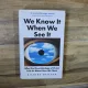 We Know It When We See It - Richard Masland