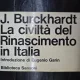 La civiltà del Rinascimento in Italia - J. Burckhardt