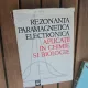 Rezonanţa paramagnetică electronică, aplicatii in chimie si biologie