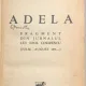 Adela - Garabet Ibraileanu - din biblioteca lui Geo Dumitrescu