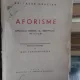 AFORISME  (ORACOLUL MANUAL AL INTELEPCIUNII IN VIATA)  - BALTASAR GRACIAN