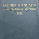 Agenda si anuarul Magistraturii si Baroului 1936