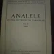 ANALELE INSTITUTULUI DE CERCETARI PENTRU PROTECTIA PLANTELOR VOL.II/1964