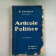 ARTICOLE POLITICE - M. EMINESCU