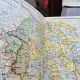 Atlas geografic - General Constantin Teodorescu cu dedicatie