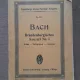 BACH. BRANDENBURGISCHES KONZERT NO.3 - PARTITURA