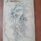 Barbat cu mustata si baston, pe carton, 1902