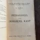C. Narly Pedagogia lui Immanuel Kant (1936)