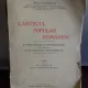 CANTECUL POPULAR ROMANESC - MIHAIL VULPESCU