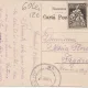 Carte postala circulata in 9 martie 1924