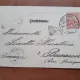 Carte postala, desen adolescenta, 1900