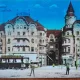 Carte postala, Oradea, Hotel Black Eagle, perioada interbelica